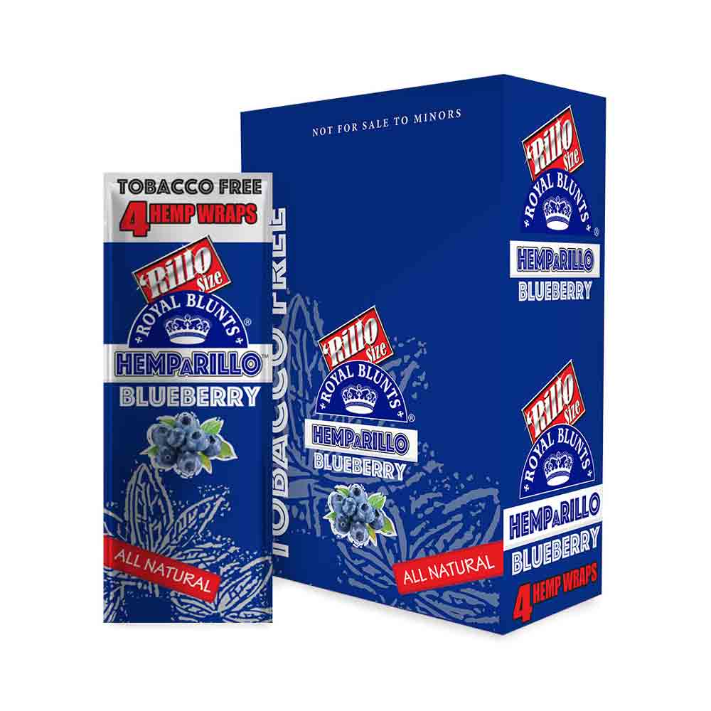 Hemparillo Royal Blunts Hemp Wraps Blueberry