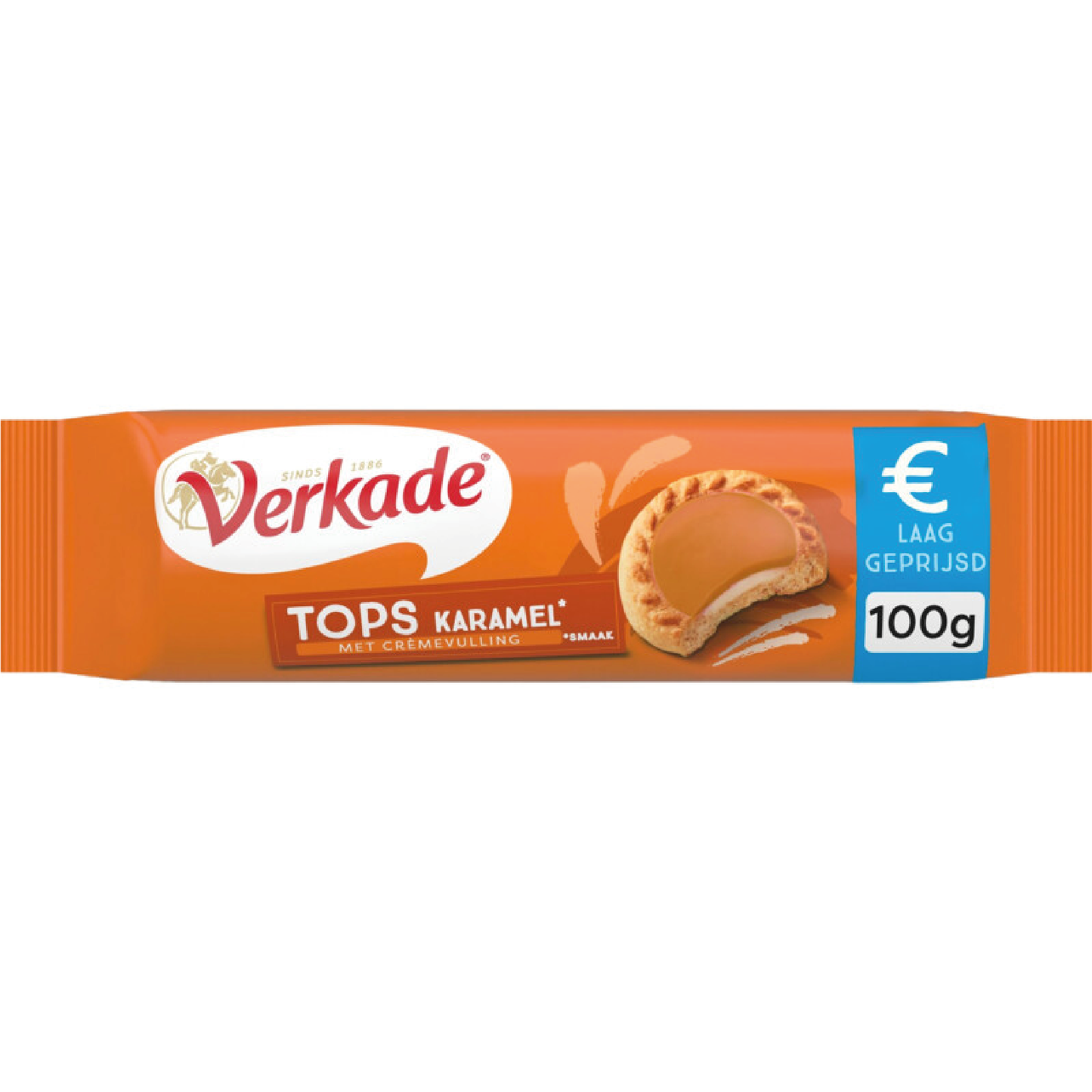 Verkade Tops Karamel 100g