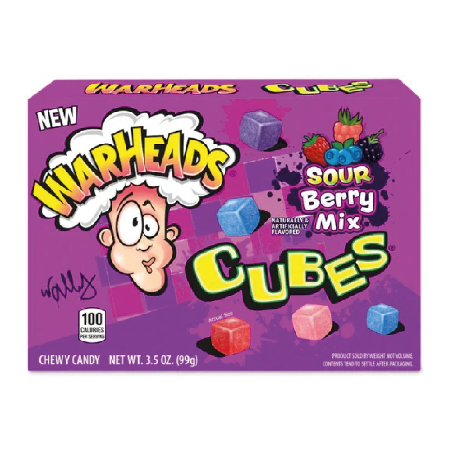 Warheads Berry Cubes Theatre Box 99g THT 30/10/25