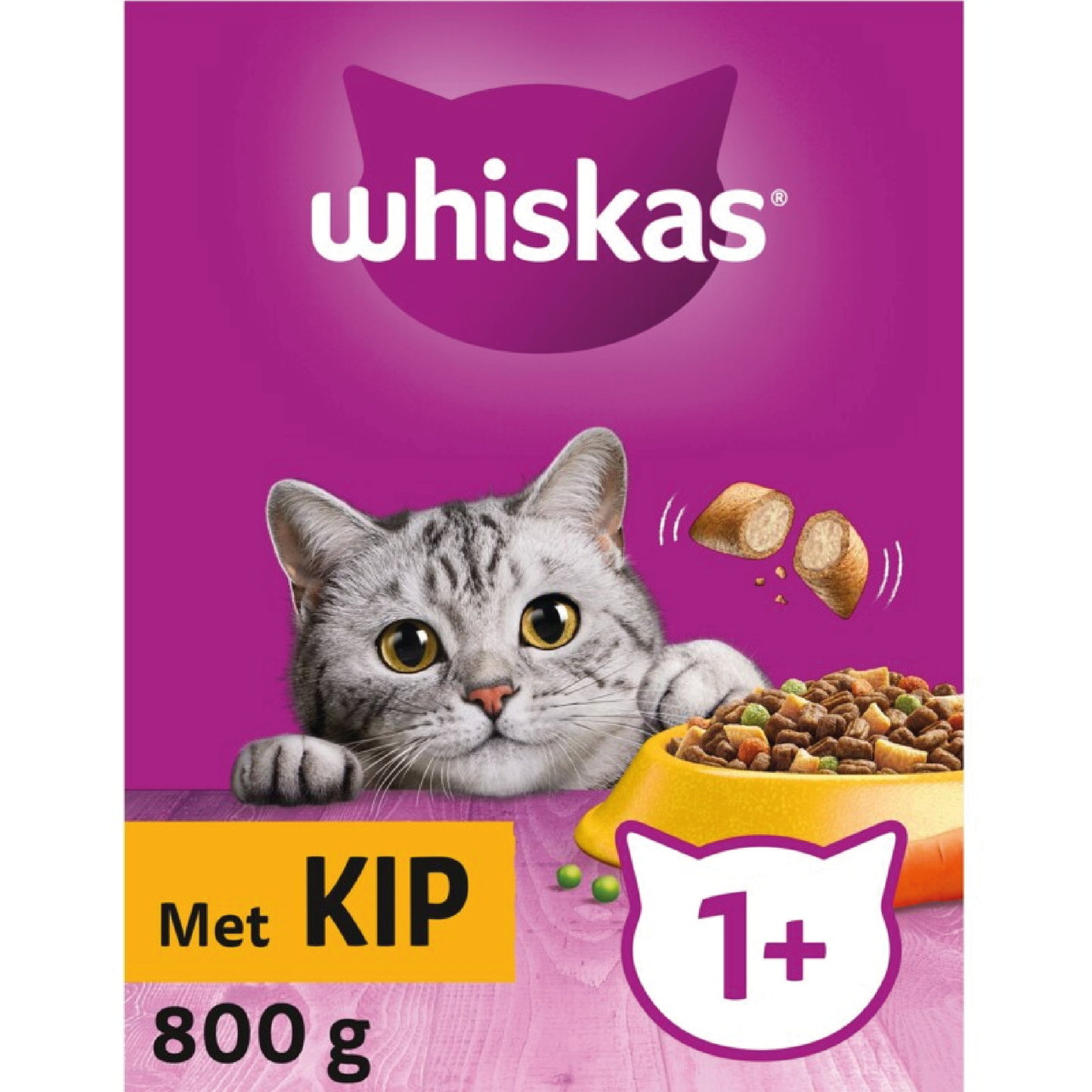Whiskas 1+ Brokken Kip