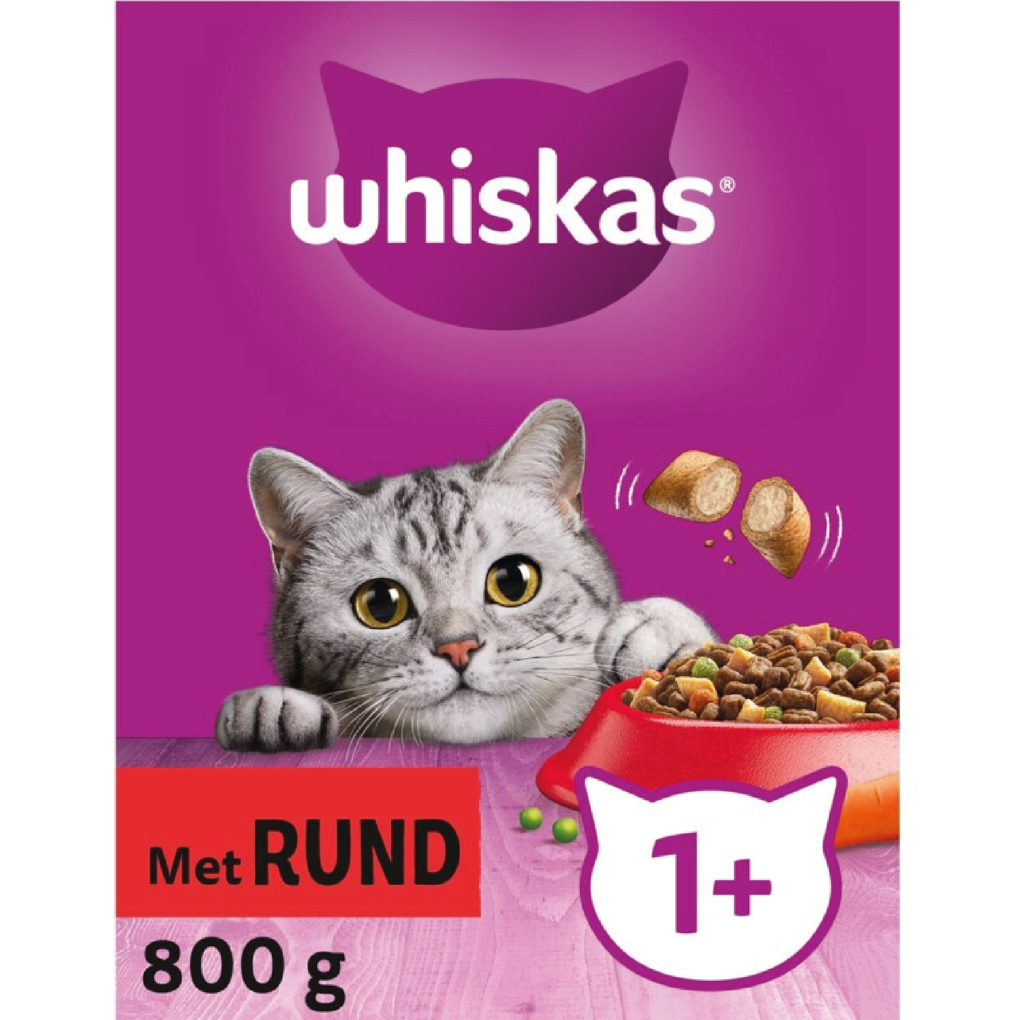 Whiskas 1+ Brokken Rund