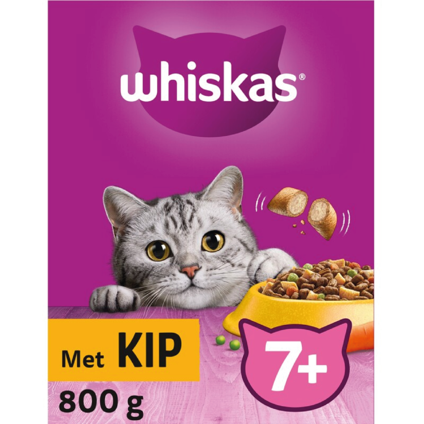 Whiskas 7+ Brokken Kip
