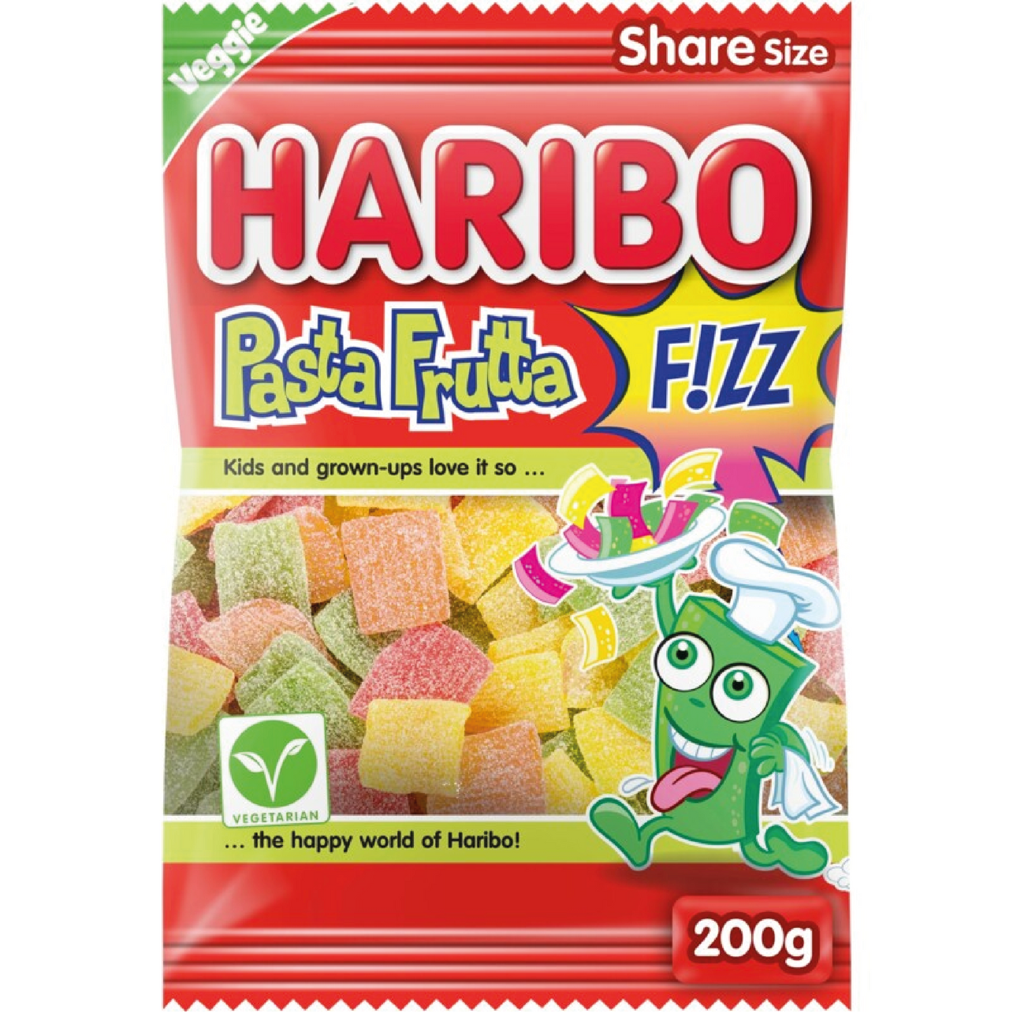 Haribo Pasta Frutta Fizz 200g