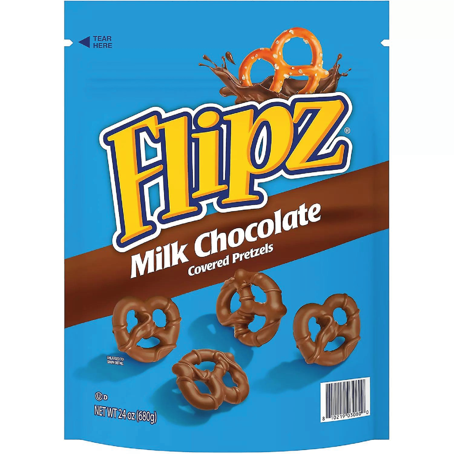 Flipz Milk Chocolate Pretzels 90g