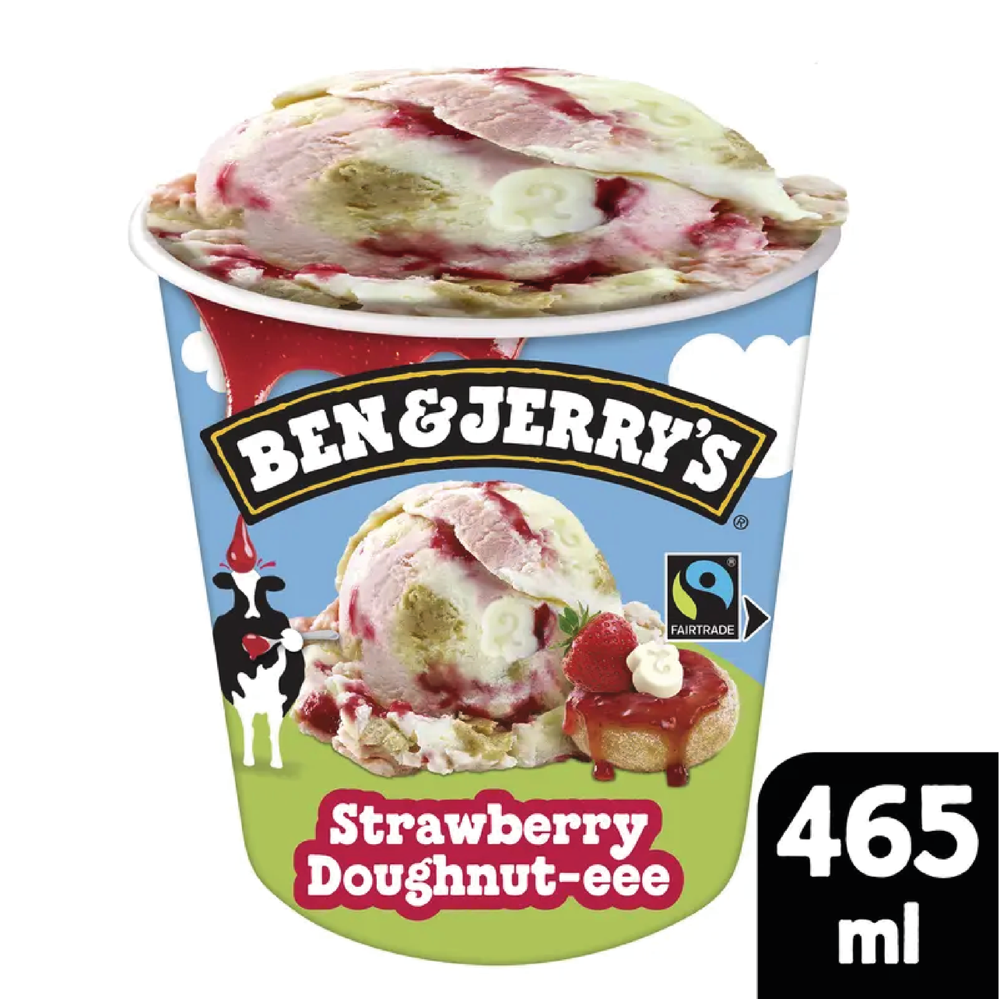 Ben & Jerry's Strawberry Doughnut 465ml