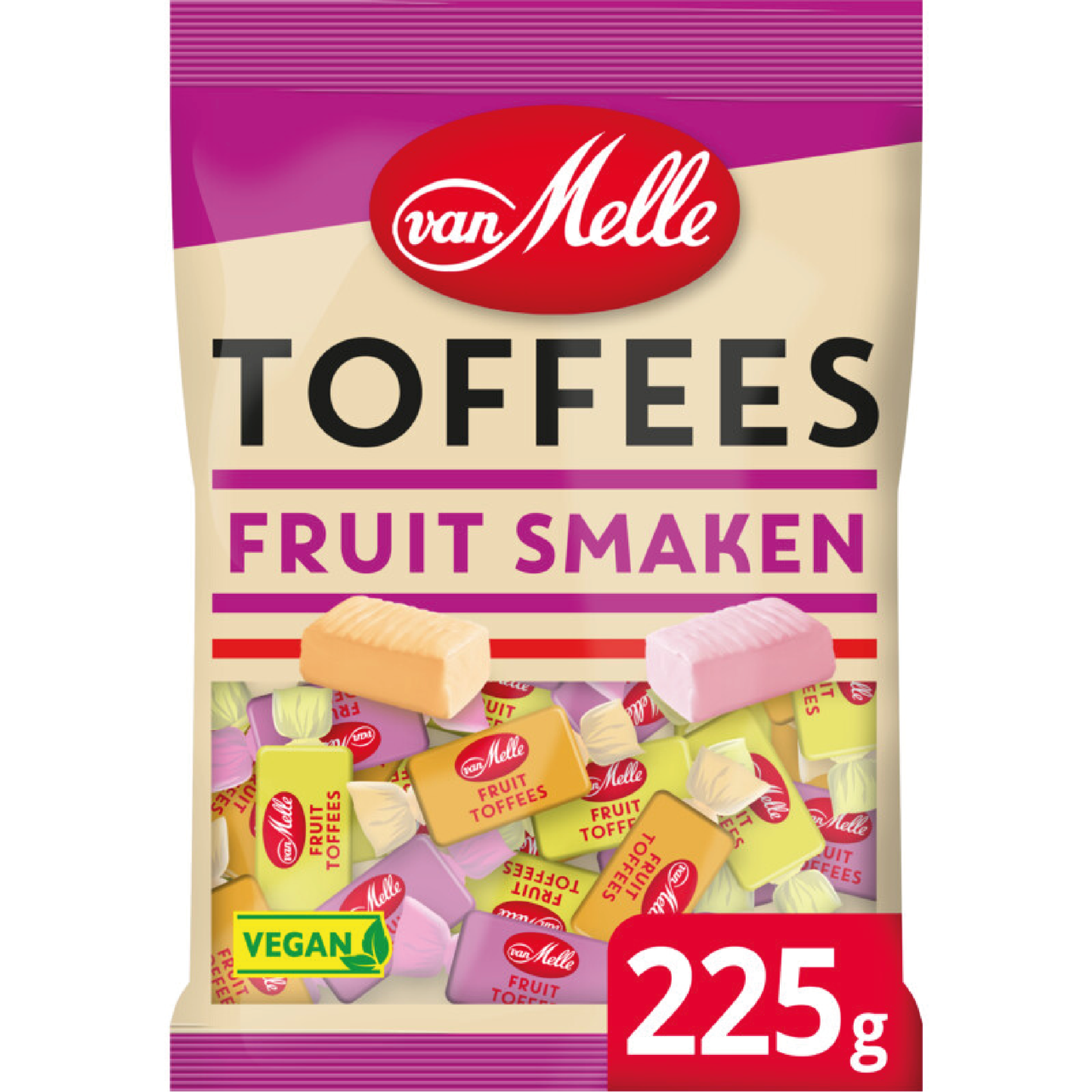 Van Melle Toffees Fruit 225g