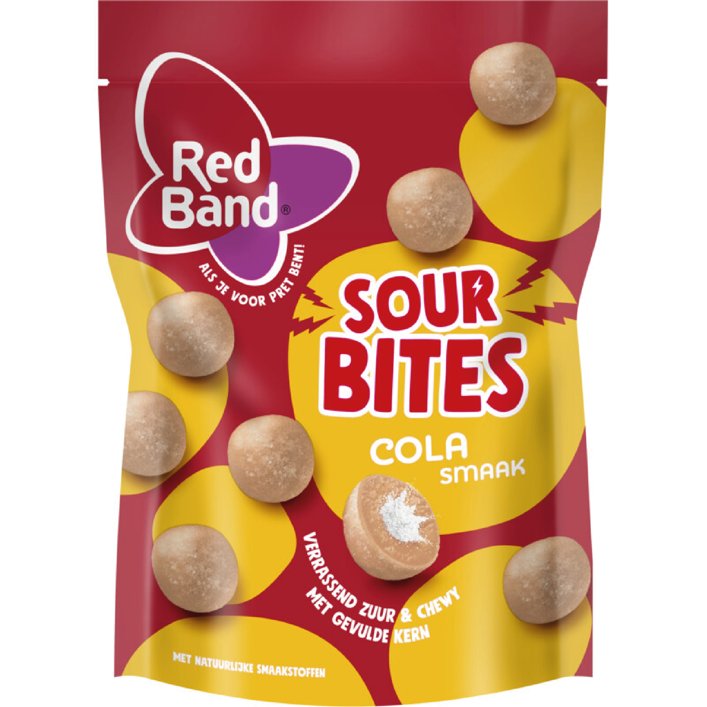Red Band Sour Bites Cola 145g
