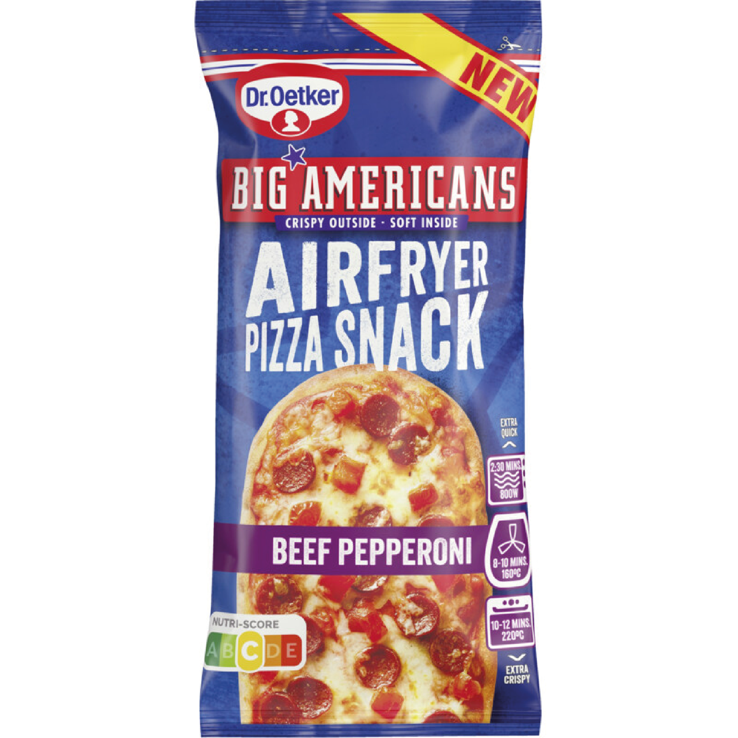 Dr. Oetker Big Americans Pepperoni 140g