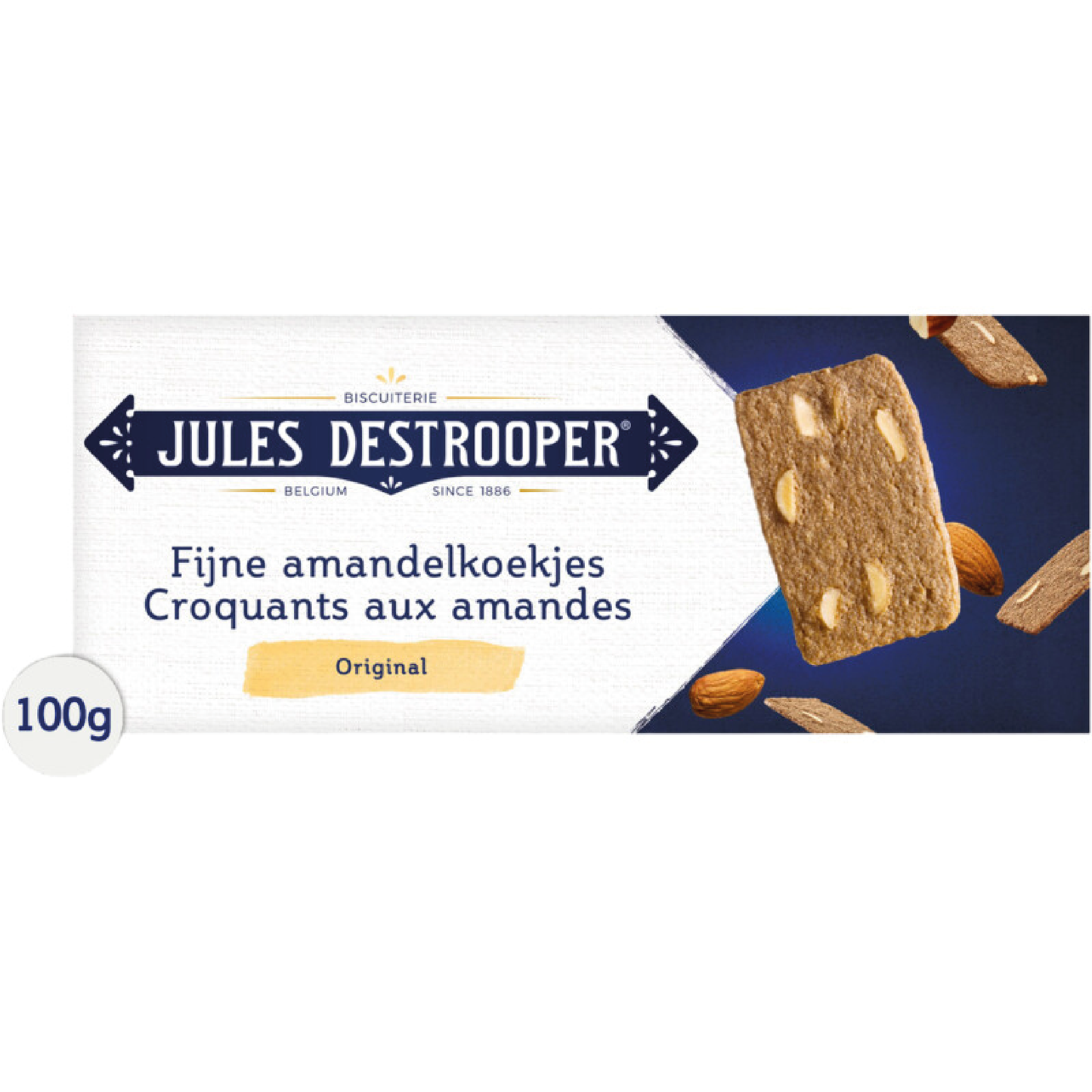 Jules Destrooper Fijne Amandelkoekjes Original 100g