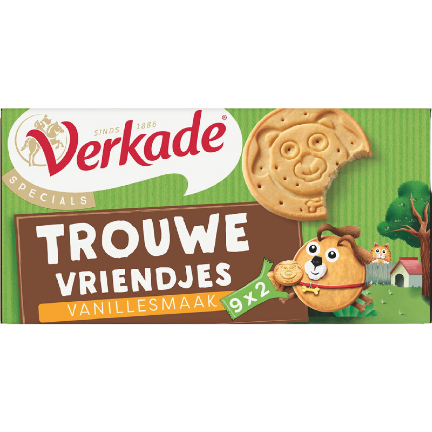 Verkade Trouwe Vriendjes Vanille 175g