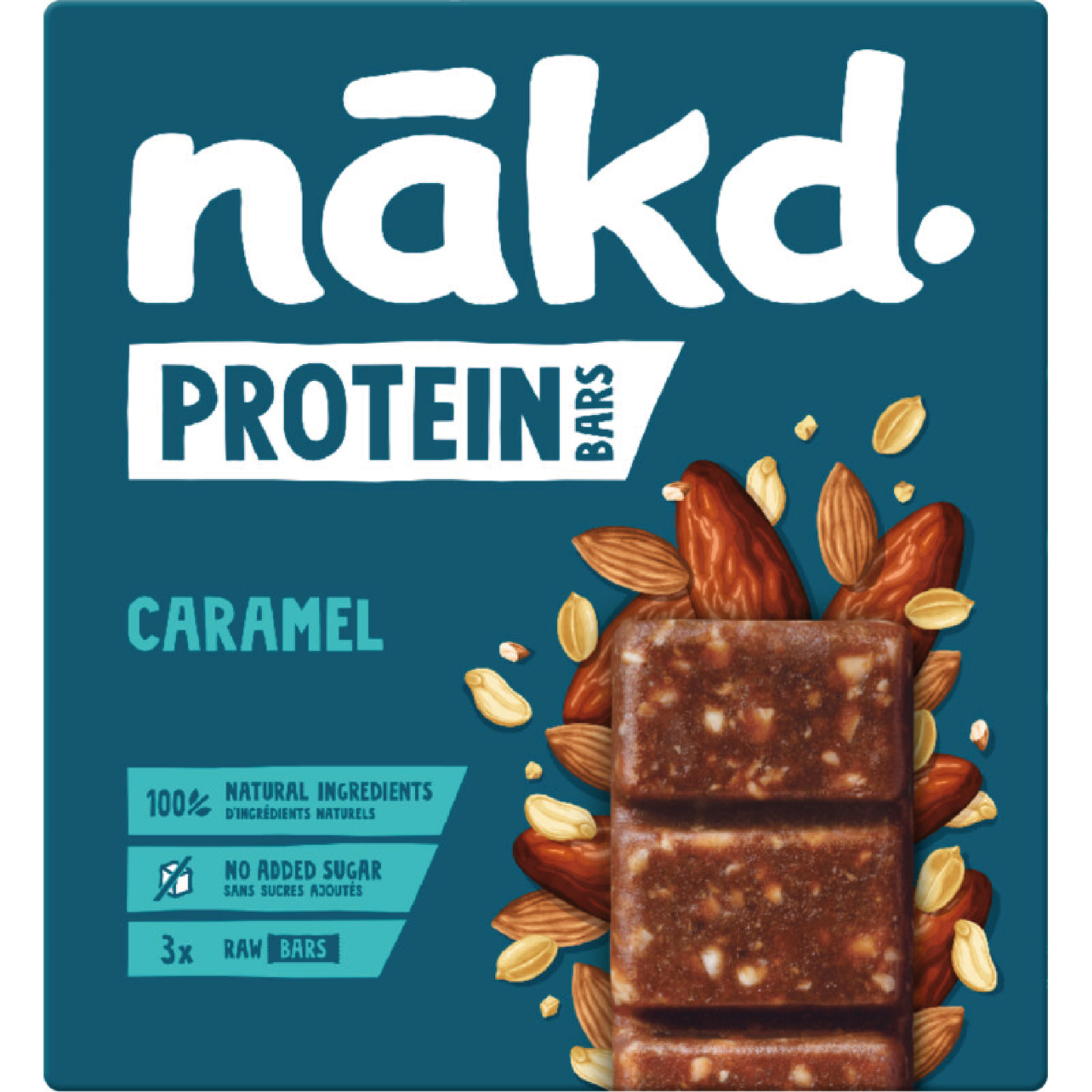 Nakd. Protein Bars Caramel 3 stuks