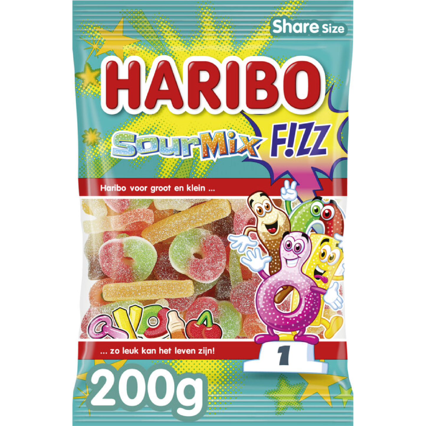 Haribo Sour Mix Fizz 200g