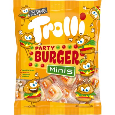 Trolli Party burger mini's
