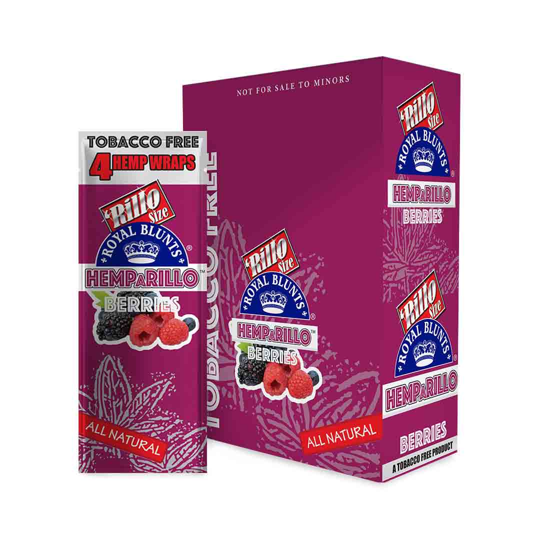 Hemparillo Royal Blunts Hemp Wraps Berries