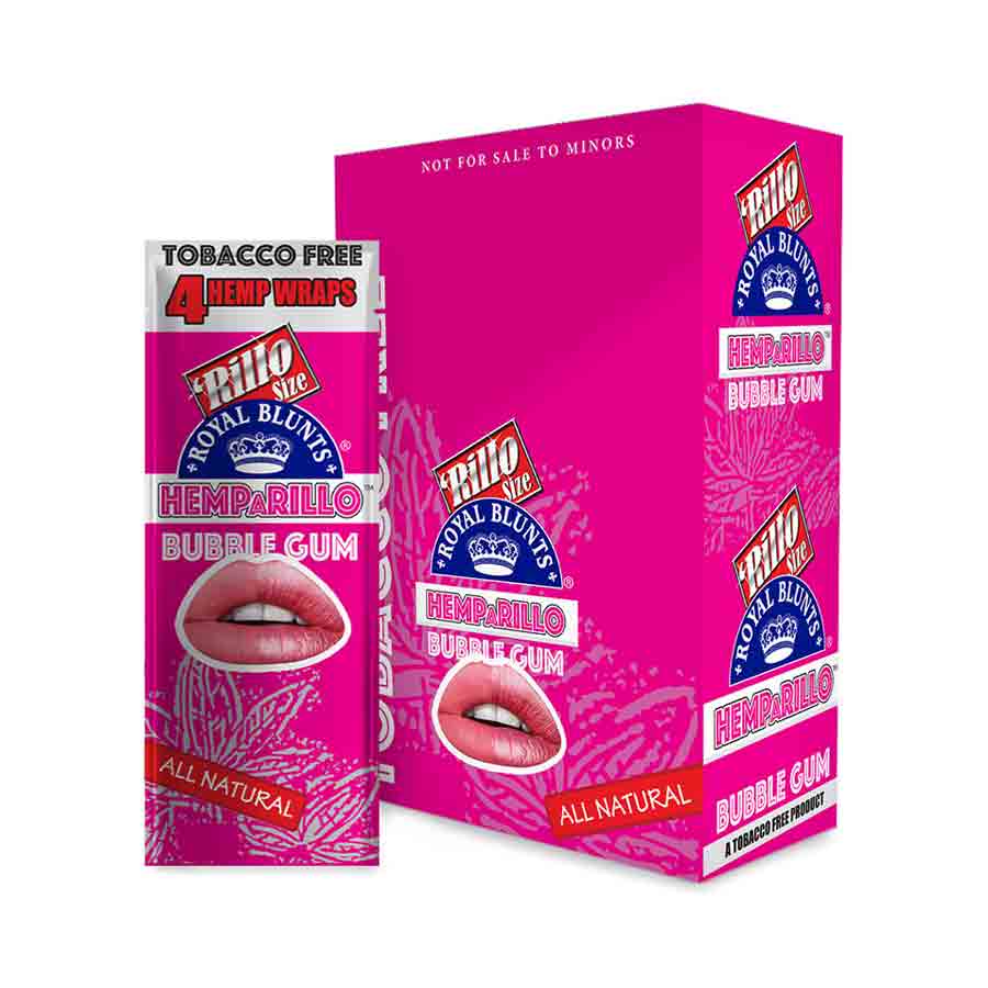 Hemparillo Royal Blunts Hemp Wraps Bubble Gum