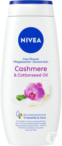 nivea douchegel cashmere and cottonseed oil 250ml