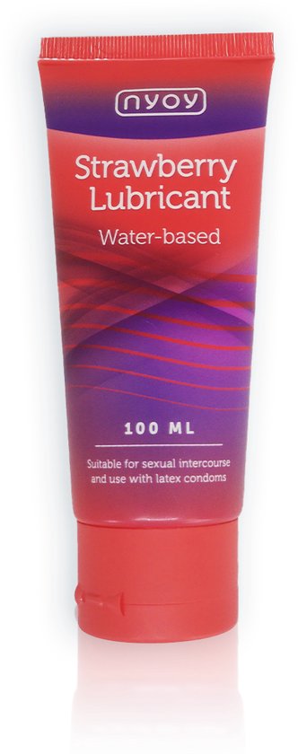 Nyoy glijmiddel aarbei 100ml