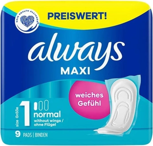 Always maxi 1 9 stuks