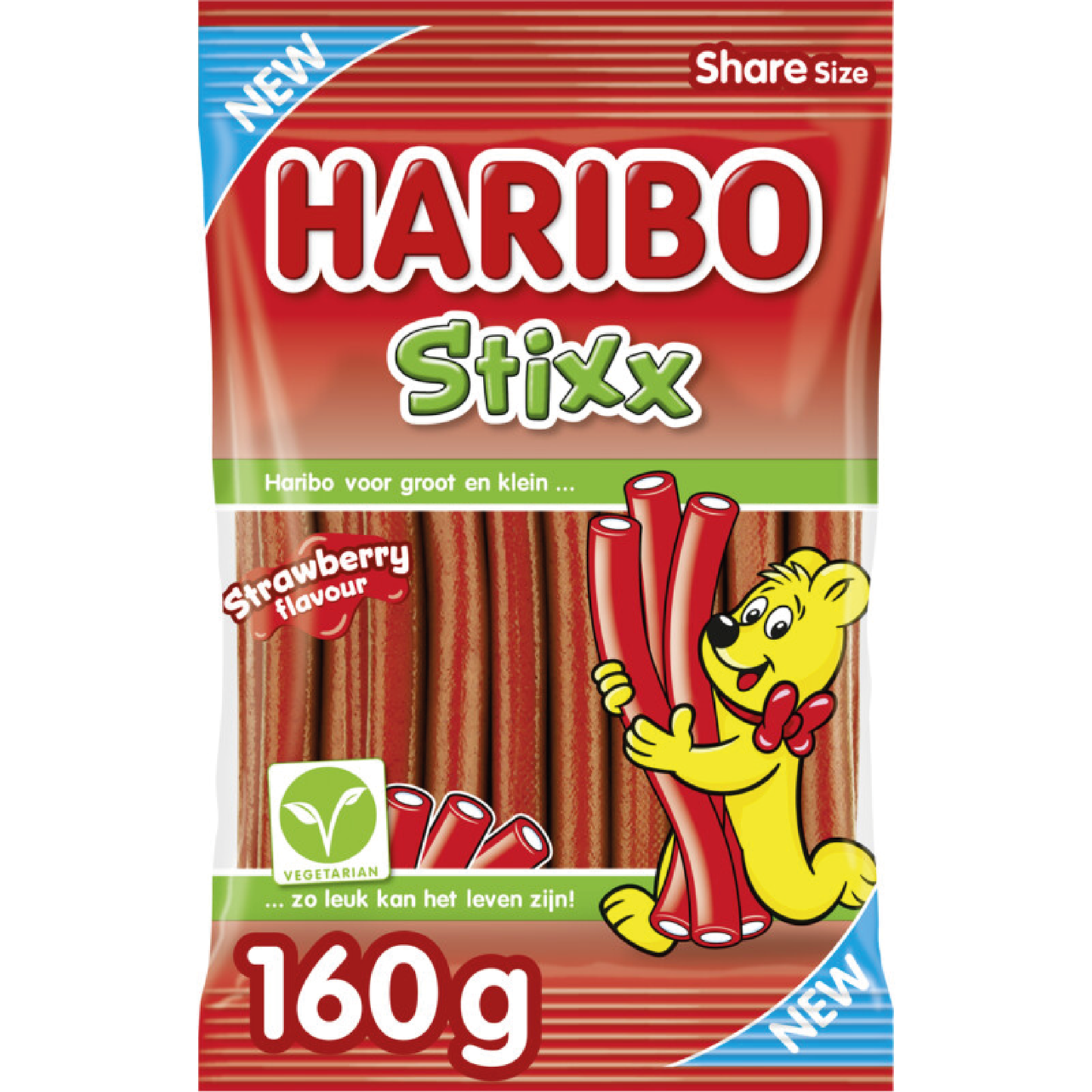 Haribo Stixx Strawberry 160g