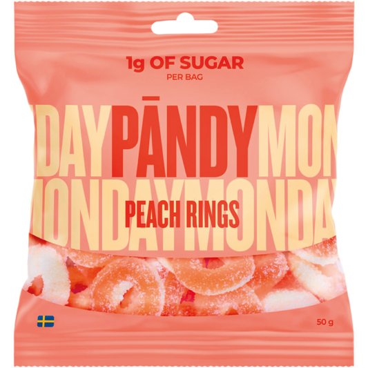 Pandy Peach Rings 50g