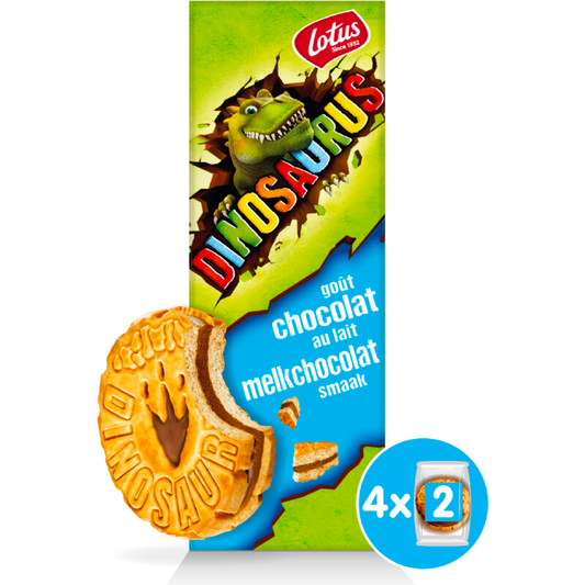 Lotus Dinosaurus Gevuld Melkchocolade