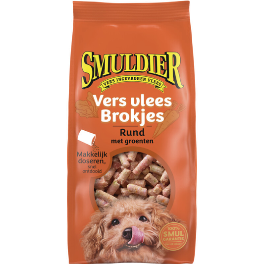 Smuldier Brokjes Rund met Groenten 300g