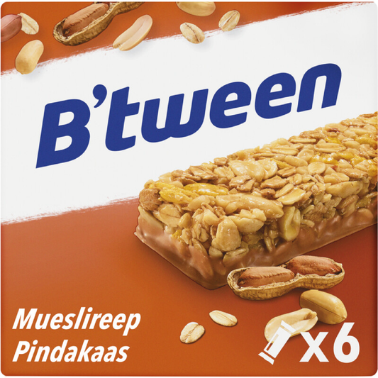 Hero B'tween Mueslireep Pindakaas 150g