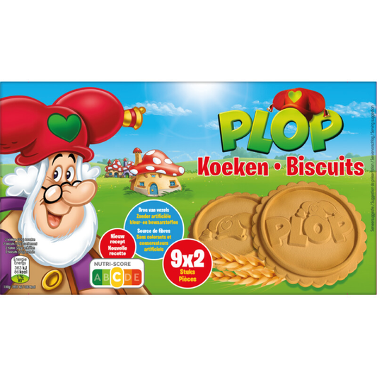 Plop Koekjes Natuur 9 stuks