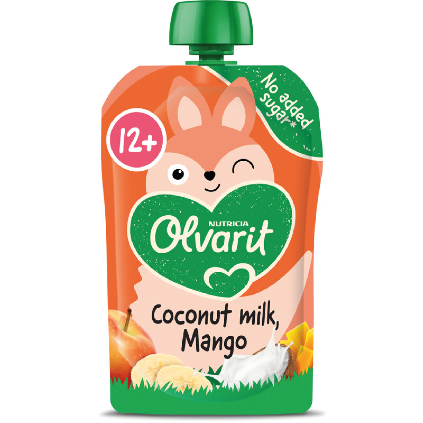 Olvarit Knijpfruit Kokosmelk Mango 12m+