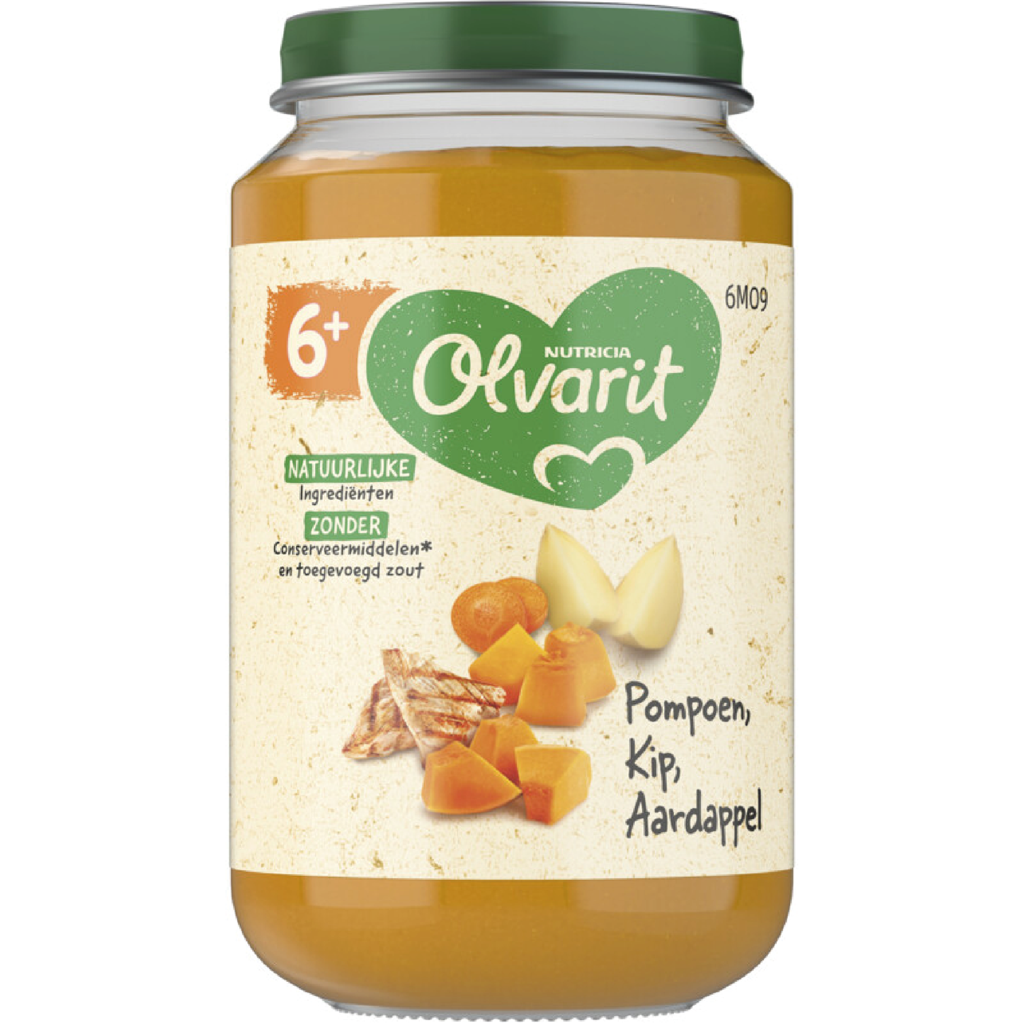 Olvarit Pompoen Kip Aardappel 6m+