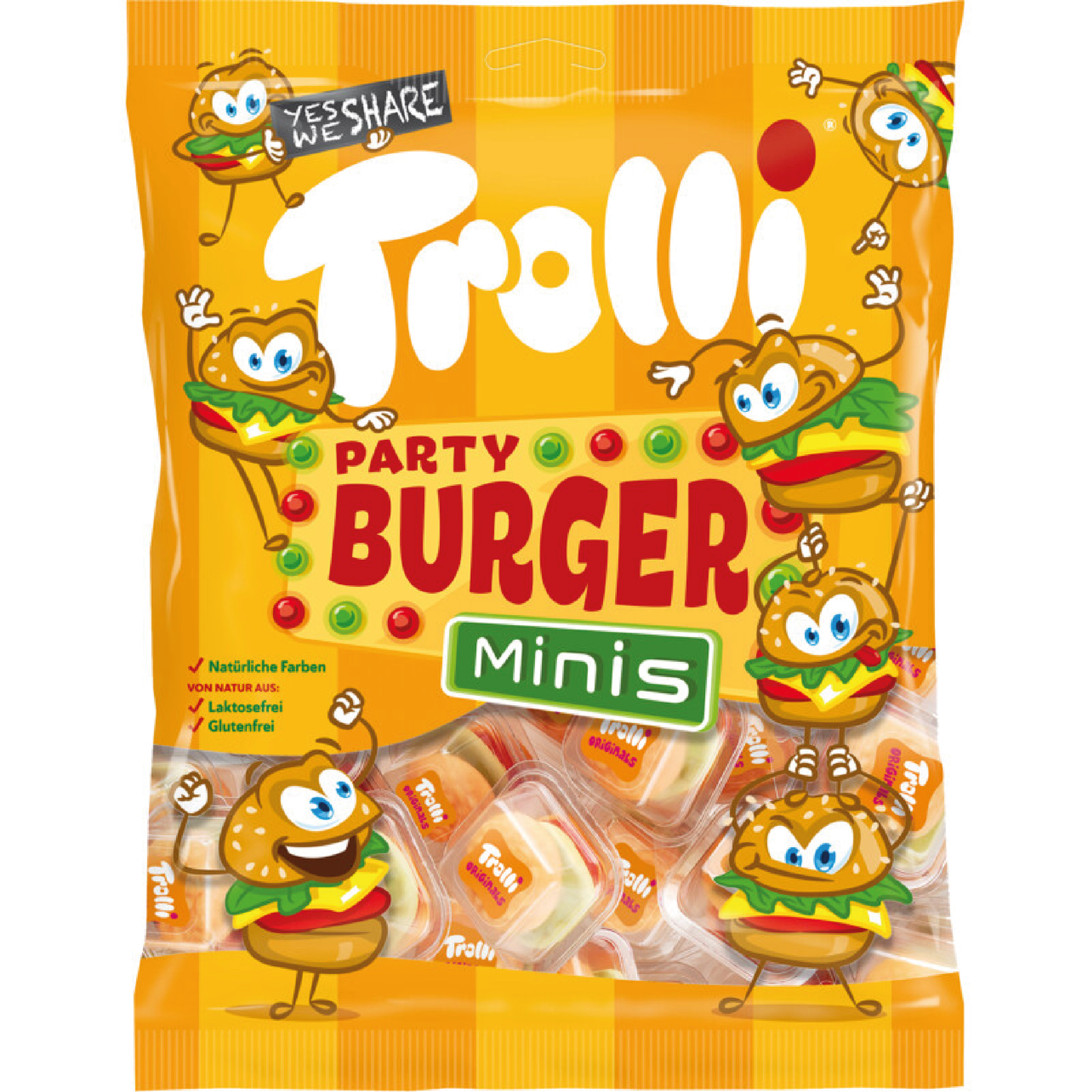 Trolli Party Burger Mini's 170g