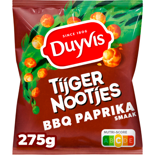 Duyvis Tijgernootjes BBQ Paprika - Snack-It