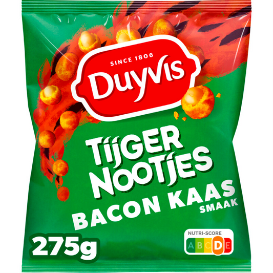 Duyvis Tijgernootjes Bacon Cheese - Snack-It