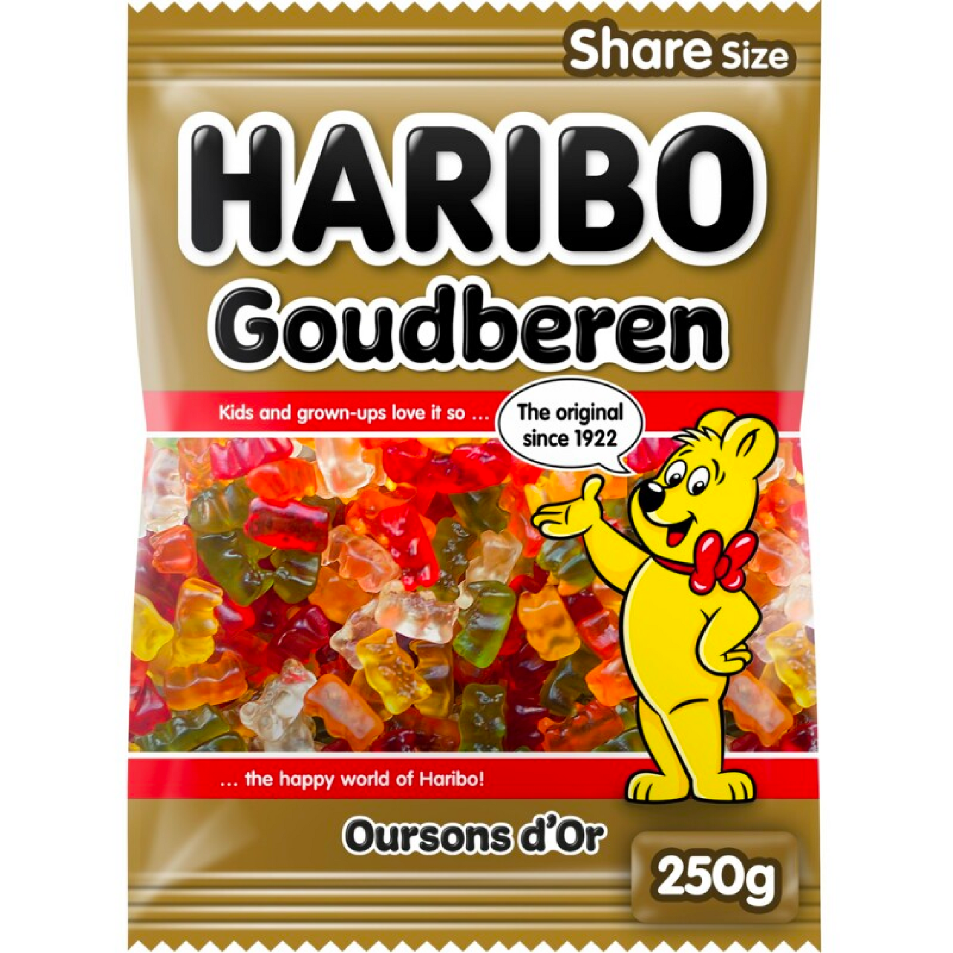 Haribo Goudberen 250g - Snack-It