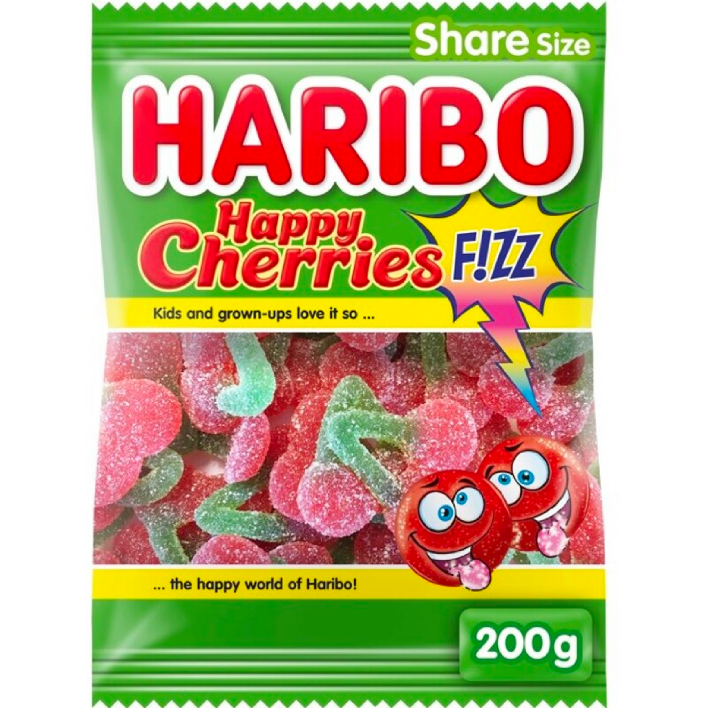 Haribo Happy Cherries Fizz 200g - Snack-It