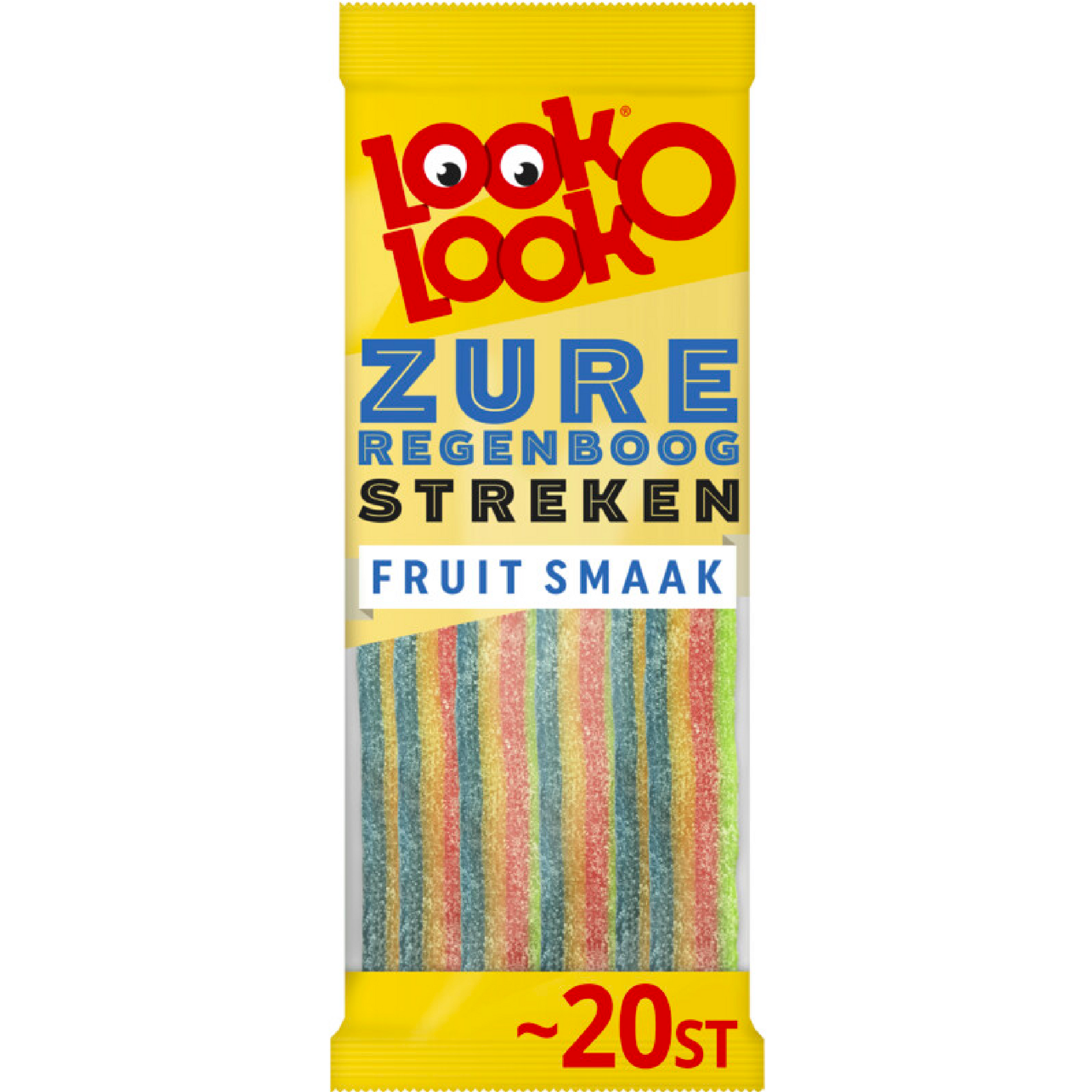 Look-O-Look Zure Matten Regenboog 125g - Snack-It