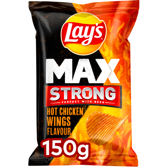 Lay's Max Strong Hot Chicken Wings Flavour - Snack-It