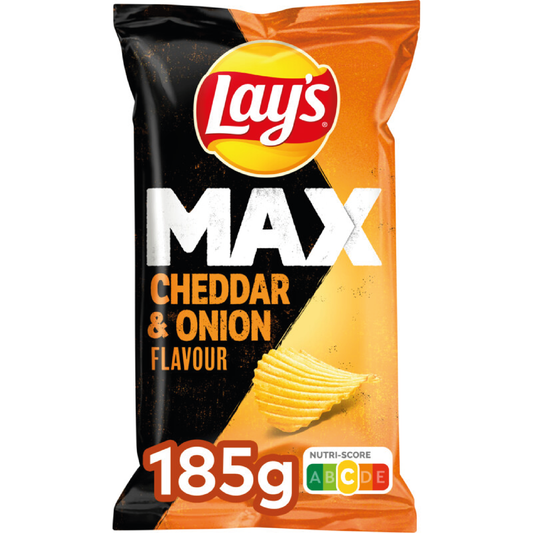 Lay's Max Cheddar & Onion 185g
