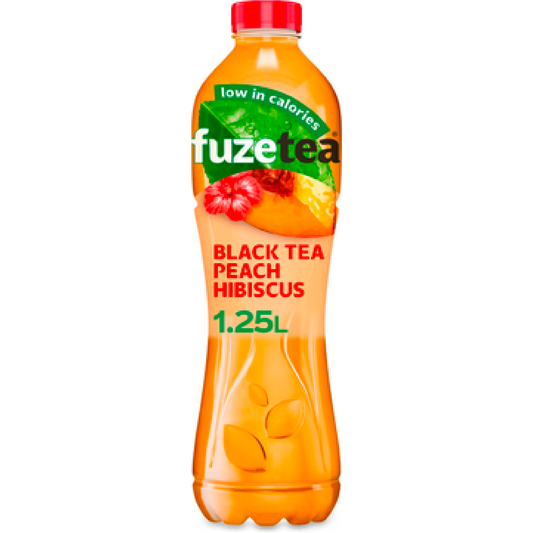 Fuze Tea Black Tea Peach Hibiscus 1,25l