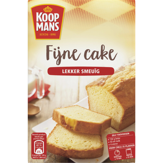 Koopmans Mix Fijne Cake