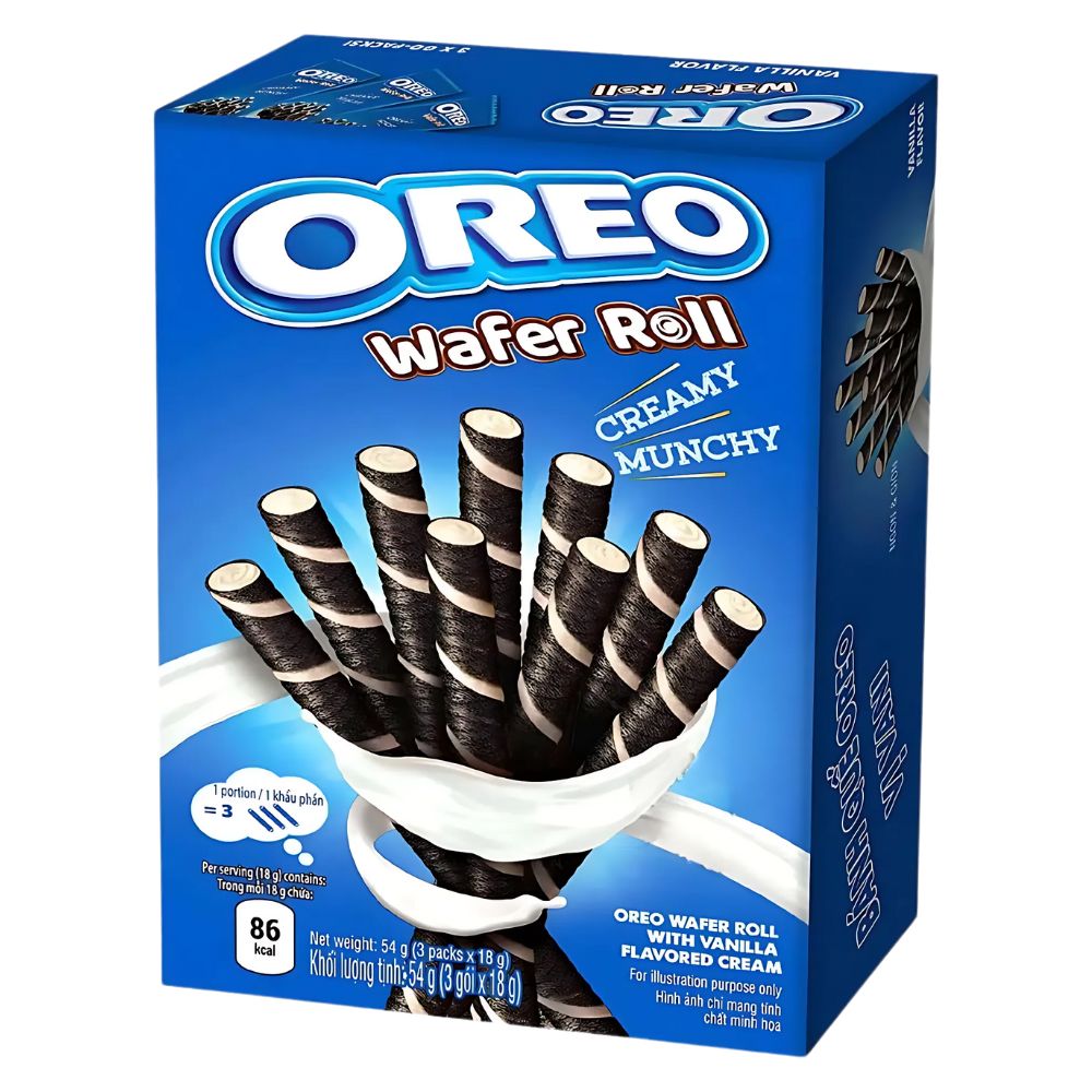 Oreo Vanilla Wafer Roll 54g