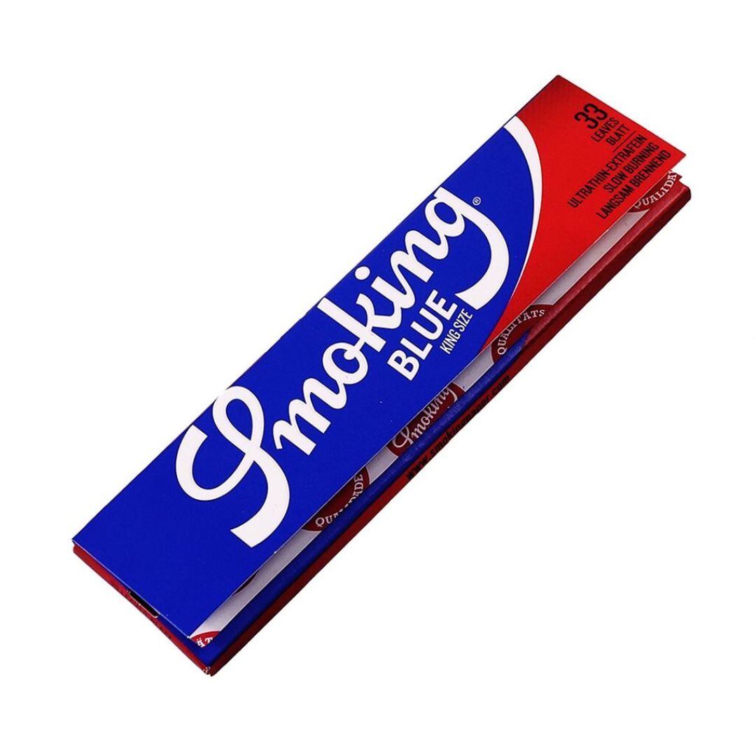 Smoking Blue King Size Rolling Papers 33 vellen