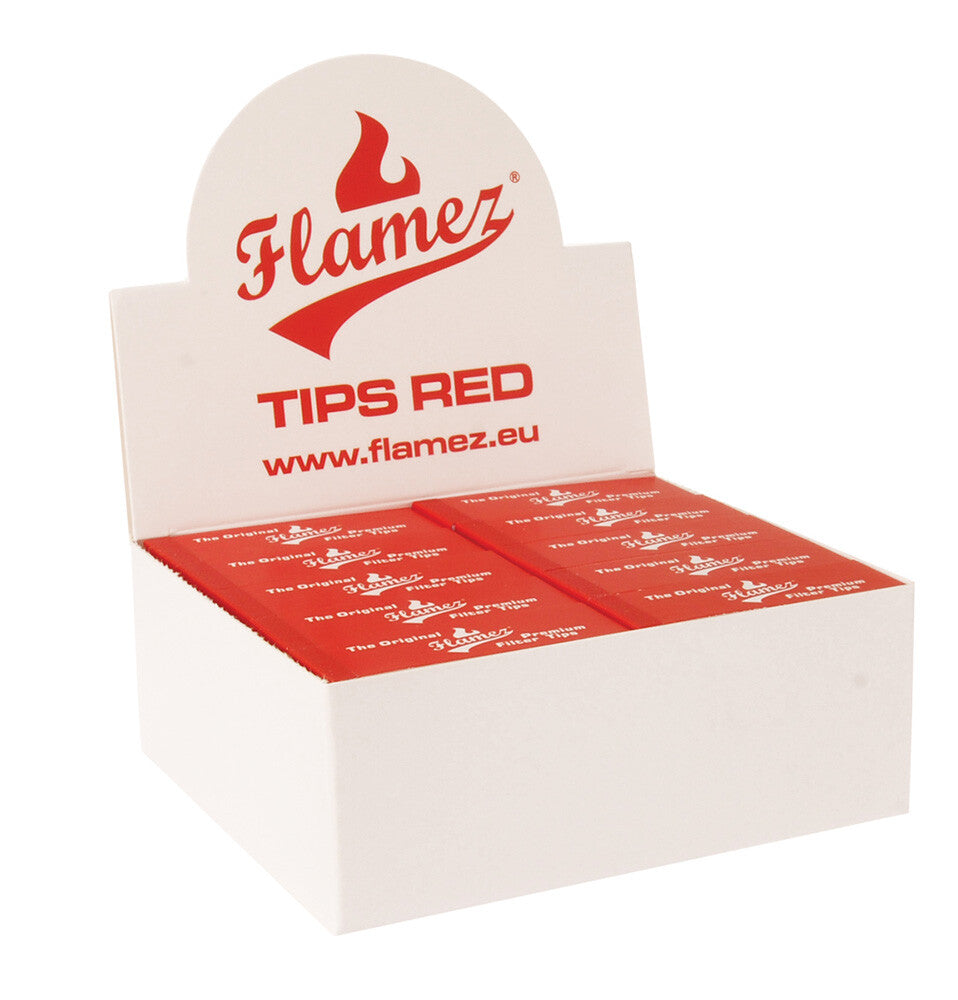 Flamez Tips Red Filter Tips 50st