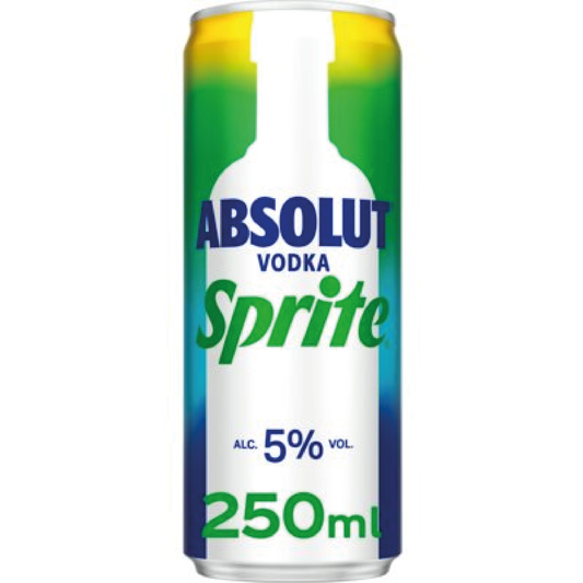 Absolut Vodka Sprite 250ml