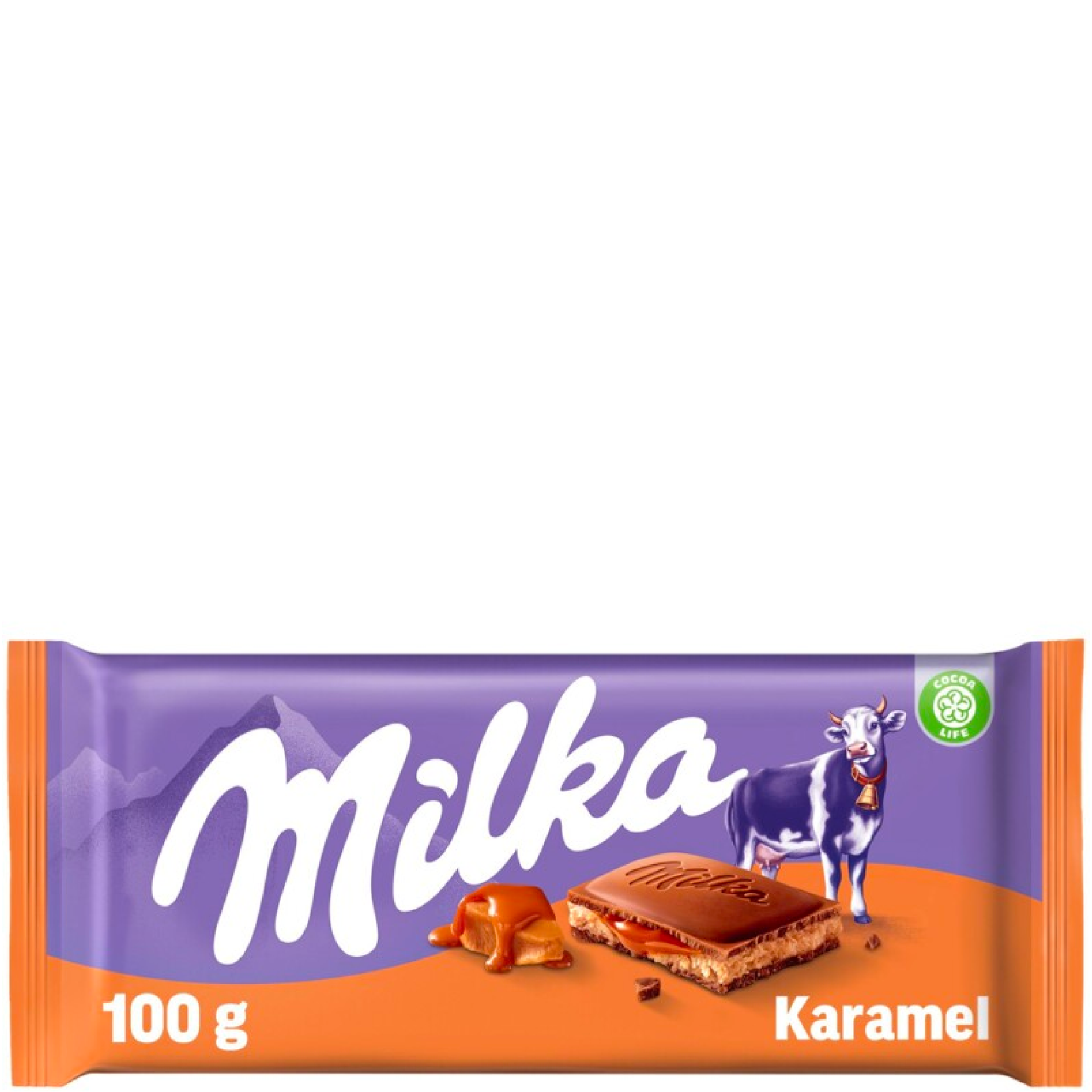 Milka Chocolade Reep Karamel 100g - Snack-It