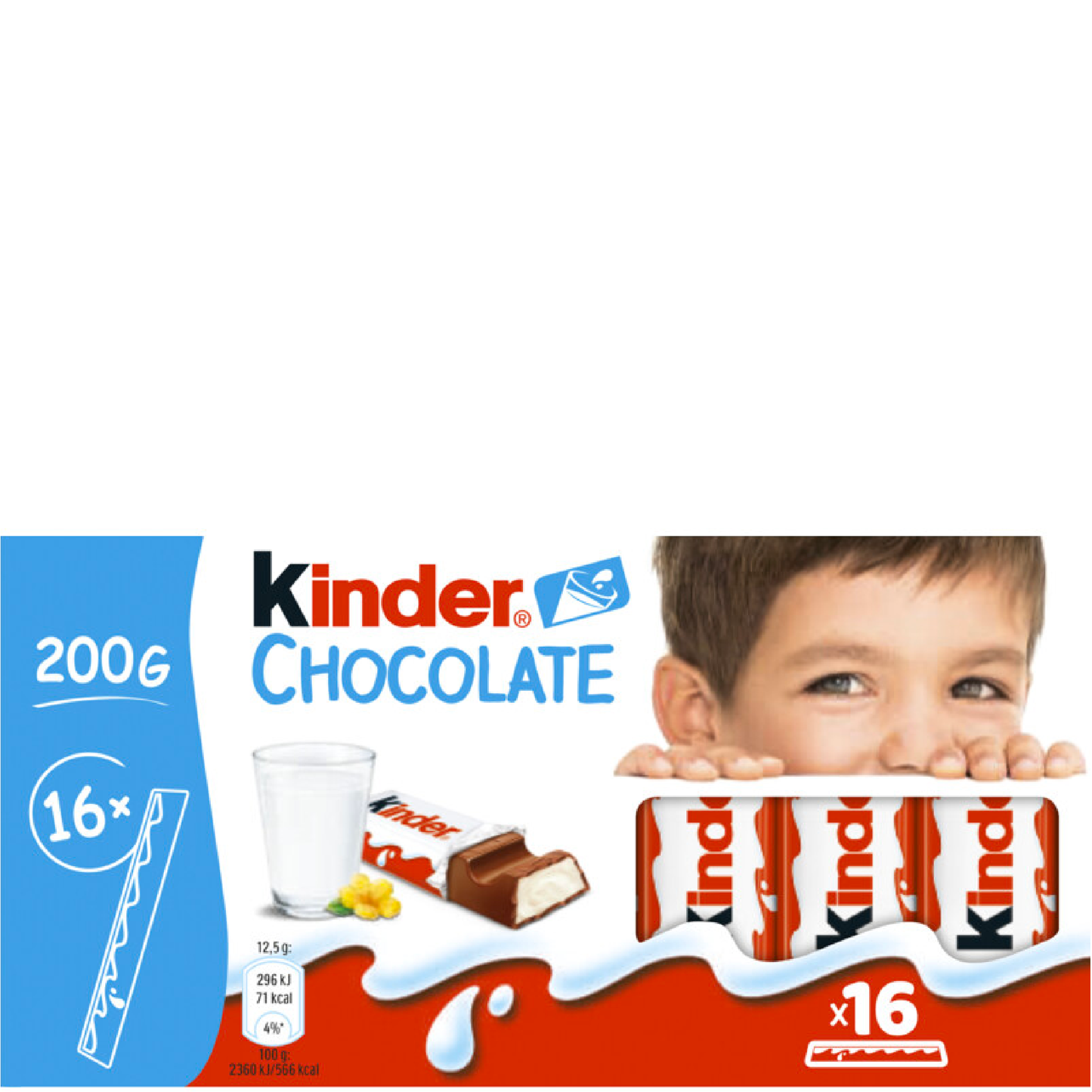 Kinder Chocolade 16 Reepjes - Snack-It