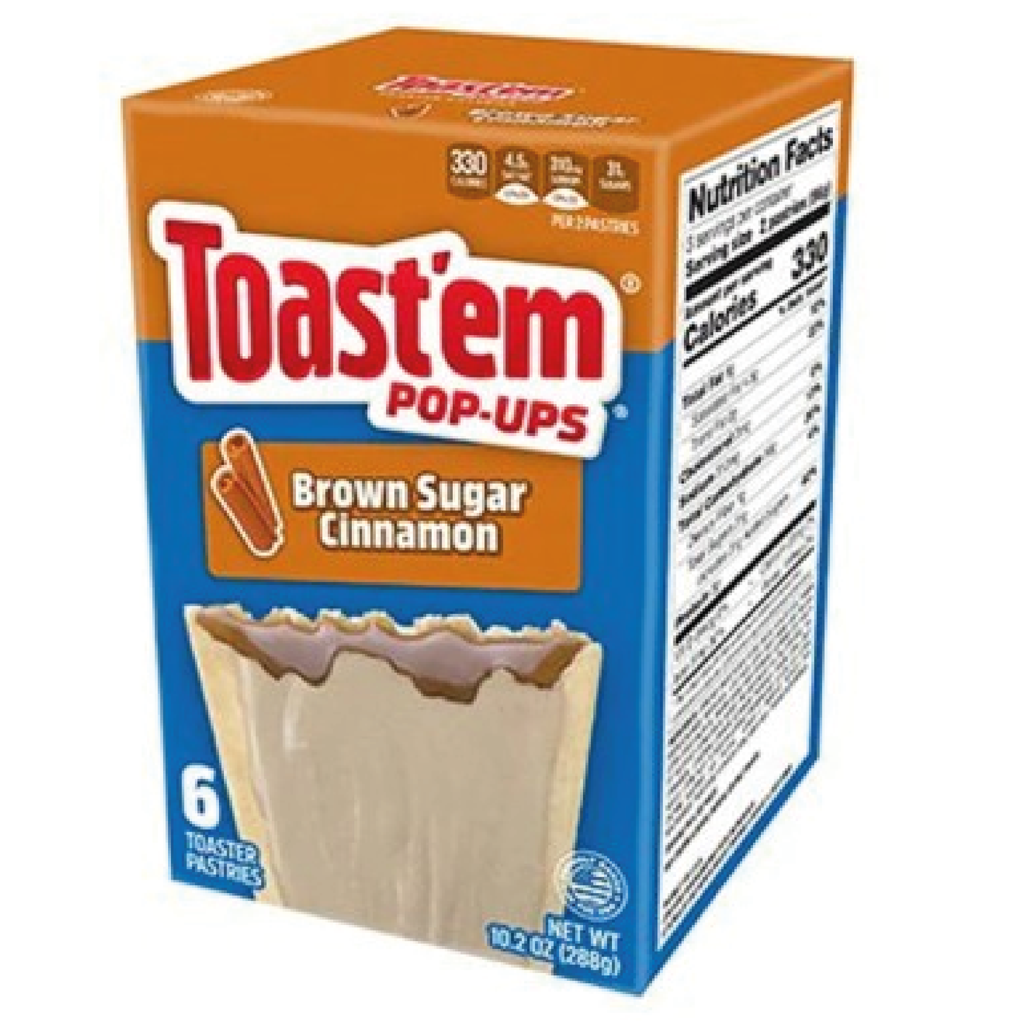 Toast'em Pop-Ups Frosted Brown Sugar Cinnamon 288g