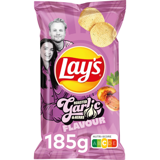 Lay's Roasted Garlic & Herbs 185g