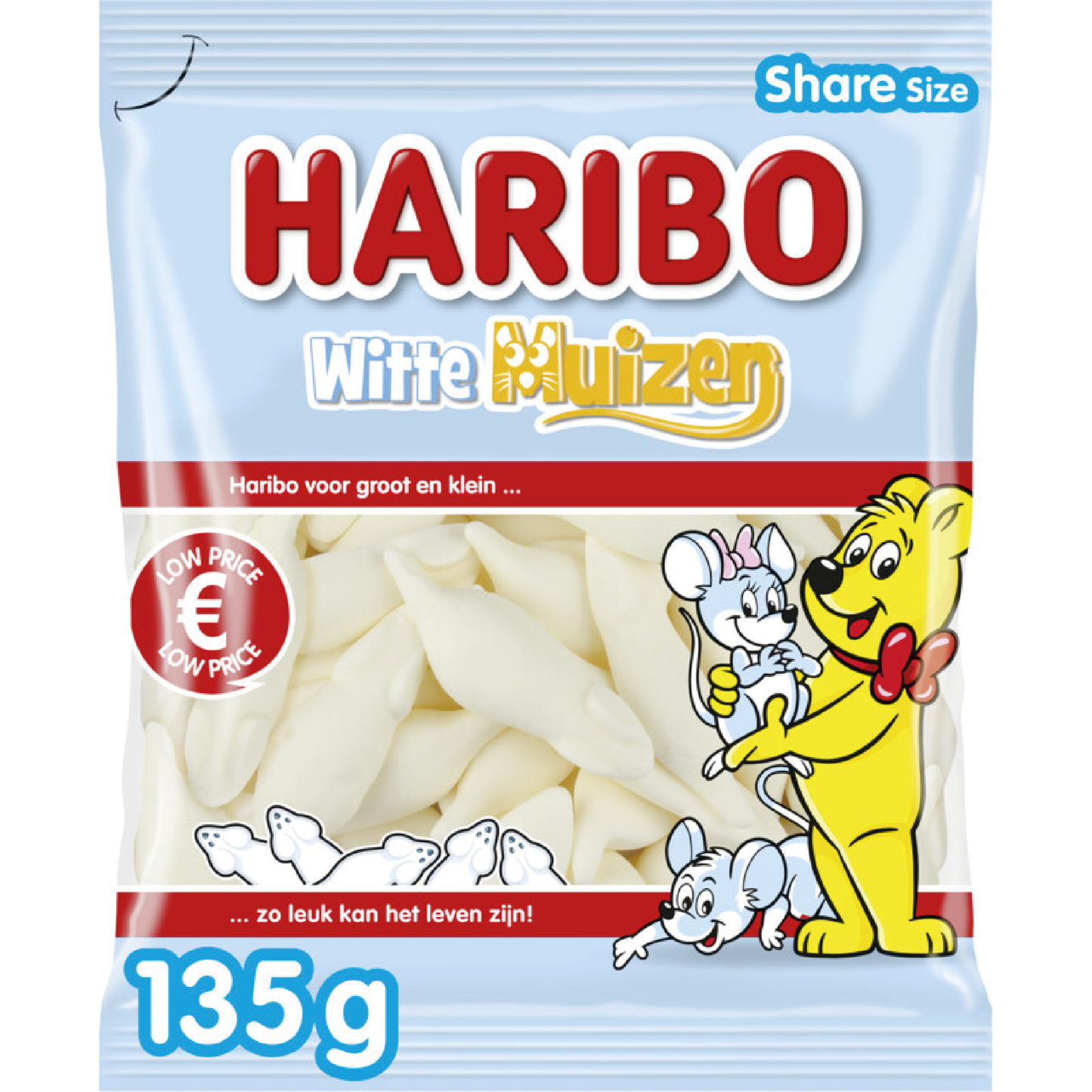Haribo Witte Muizen 135g