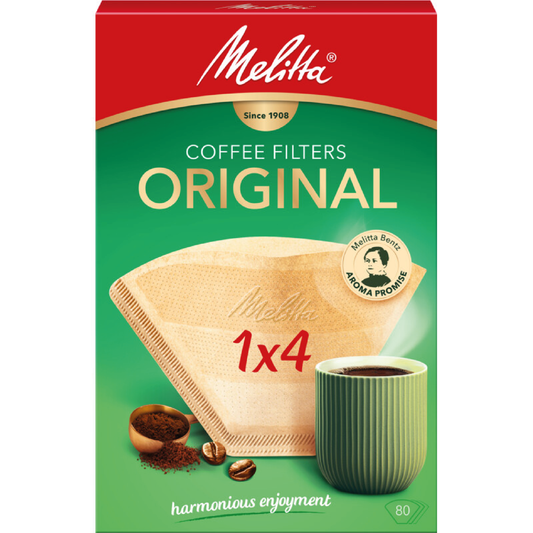 Melitta Original koffiefilters 1x4 bruin 80 stuks